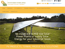 Tablet Screenshot of photonsolar.in